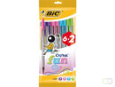 6+2 gratis Bic Cristal Fun pennen