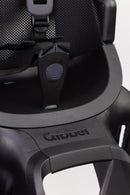 Kinderzitje achter Qibbel Air met dragerbevestiging (CFS) - Midnight Black