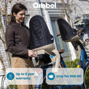 Kinderzitje achter Qibbel air met MIK-HD bevestiging - Plum Rose