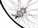 Achterwiel 28 1/4inch - Favorit remnaaf - ZAC2000 velg (zwart/zilver)