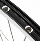Achterwiel 28 1/4inch - Favorit remnaaf - ZAC2000 velg (zwart/zilver)