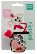 Fietsbel PexKids Hartje - roze
