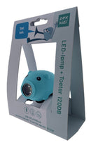 LED-lamp PexKids varken met toeter USB-oplaadbaar - blauw