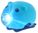 LED-lamp PexKids varken met toeter USB-oplaadbaar - blauw