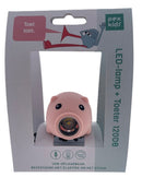 LED-lamp PexKids varken met toeter USB-oplaadbaar - roze