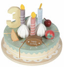 Little d. verjaardagstaart blauw LD8016