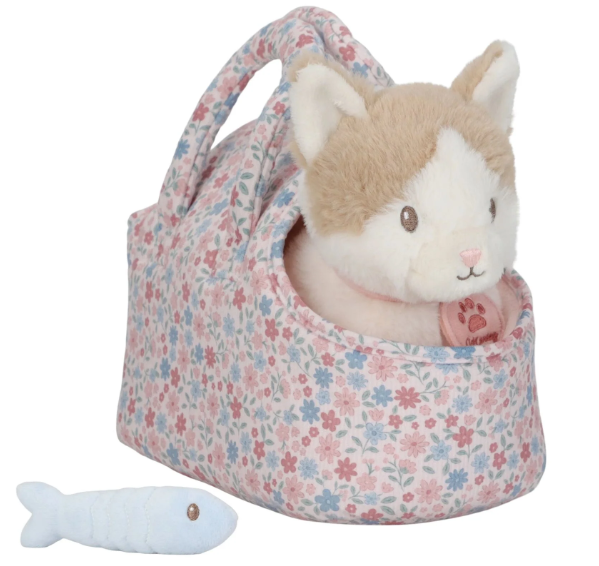 Little d.knuffelkat marley in tas LD4517