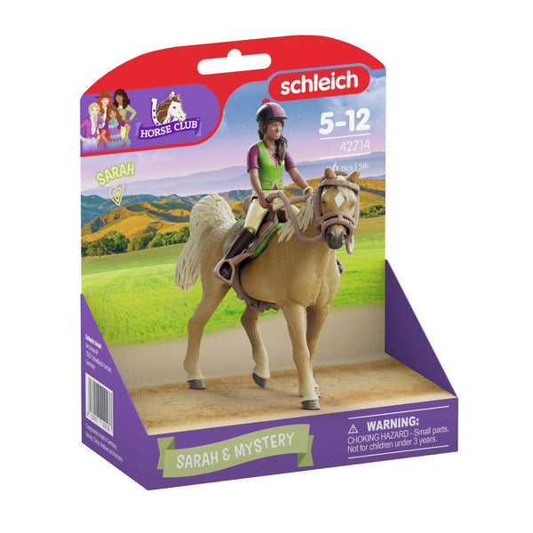 schleich HORSE CLUB Sarah & Mystery 42714