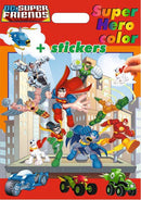 DC Superfriends Super Hero Kleur- en Stickerboek