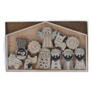 Kinder Kerststal Hout, 11dlg.