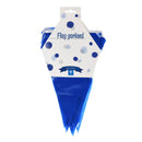 Vlaggenlijn met 20 Blauwe Vlaggen, 10m