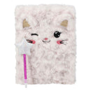 Notitieboek Pluche met Pen - Kat