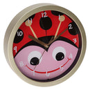 Kinder Wandklok Lieveheerstbeestje, 20cm
