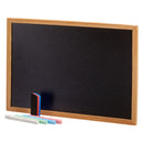 Krijtbord 21x30cm met 4 Krijtjes en Spons