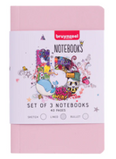 Bruynzeel 3 x A6 notebook 60299008