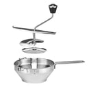 Roerzeef met 3 Schijven - RVS