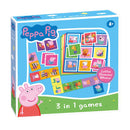Peppa Pig 3n1 Memo Lotto Domino