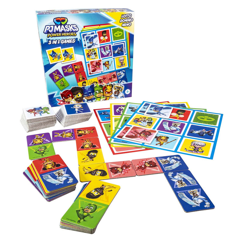 PJ Masks 3in1 Memo Lotto Domino