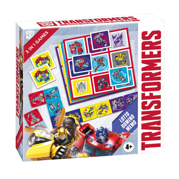 Transformers 3in1 Memo Lotto Domino