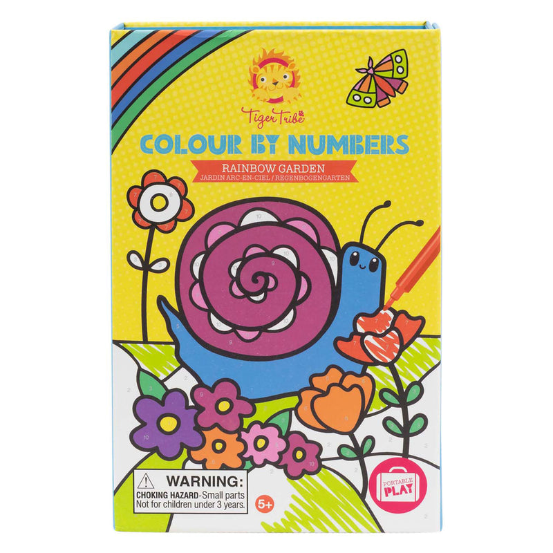 Kleuren op Nummer - Regenboogtuin