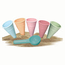 Strandset Ice Cream pastel 6-delig