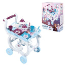 Smoby Frozen XL Theeset met Trolley, 17dlg.