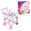 Smoby Disney Princess Theeset met Trolley, 17dlg.