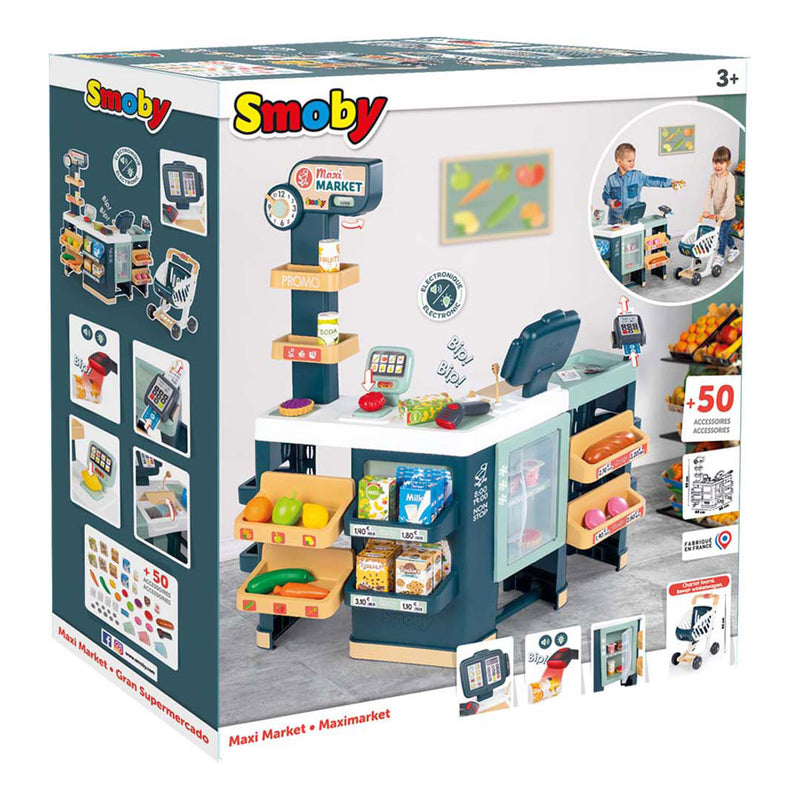 Smoby Supermarkt Groot Met Accessoires, 50dlg.