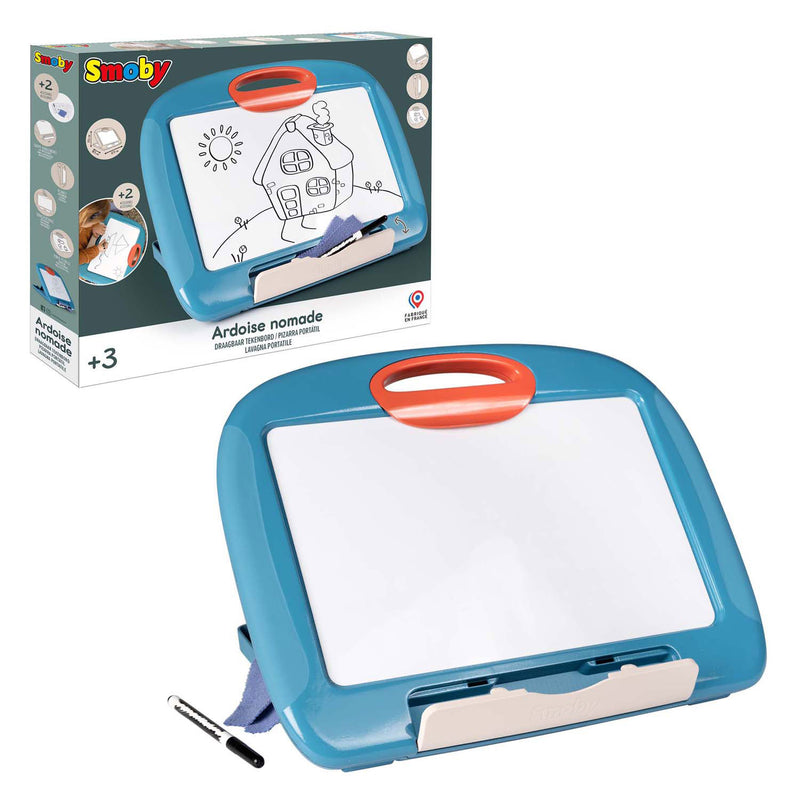 Smoby Reis Tekenbord met Stift en 4 Kleurplaat