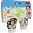 Natural Face & Fingerpaint Tube - Zwart en Wit, 2x65ml