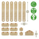 Houten Balanscircuitset, 15dlg.