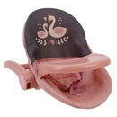 3-in-1 Poppenstoel, Schommel, Autostoel - Zwaan