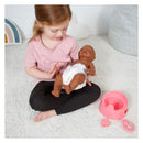 Poppenpotje met Accessoires Roze - 15cm