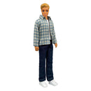 Geruit Overhemd met Jeans voor Modepoppen - 29cm