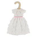 Witte Jurk voor Modepoppen - 29cm