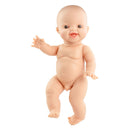 Jongens Babypop met Corduroy Outfit - 34cm