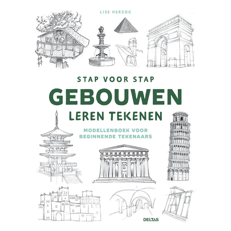 Stap voor Stap Gebouwen Leren Tekenen Hobbyboek