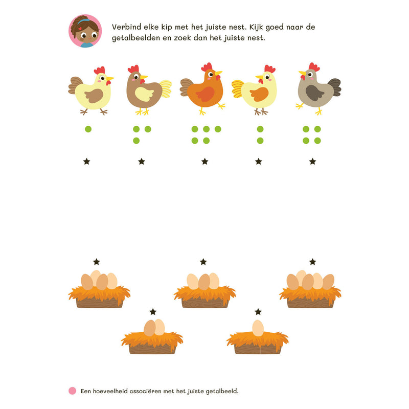 Oefenboek Afwasbaar Papier Eerste Telspelletjes (4-5 j.)