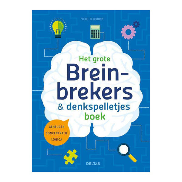 Het grote breinbrekers en Denkspelletjes Boek