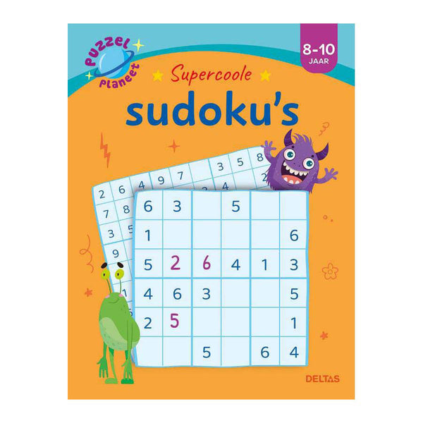 Puzzelplaneet - Supercoole Sudoku's 8-10 jaar