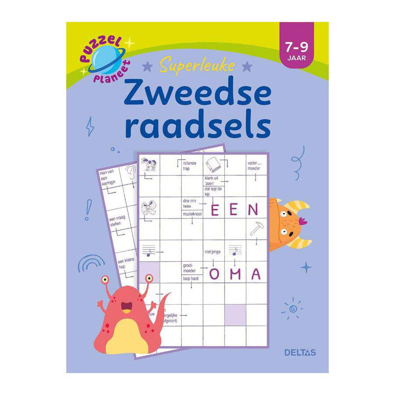 Puzzelplaneet - Superleuke Zweedse Raadsels 7-9 jaar