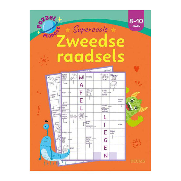 Puzzelplaneet - Supercoole Zweedse Raadsels 8-10 jaar