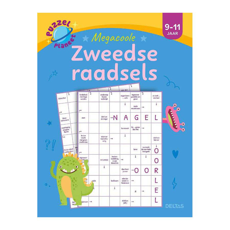 Puzzelplaneet - Megacoole Zweedse Raadsels 9-11 jaar