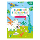 Kleur- en Stickerpret - Lieve Dino's