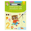 Oefenpret uitwisbare stift - Schrijf- en telspelletjes - 3-4 Jaar