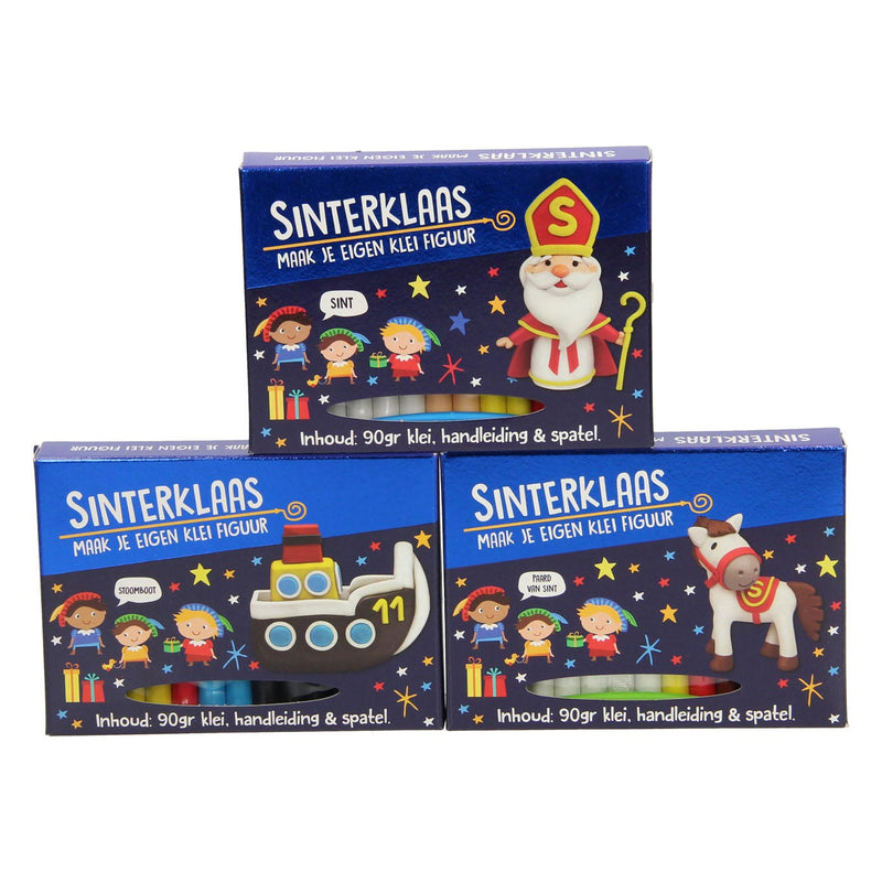 Kleiset Sint - 12 Kleuren Klei