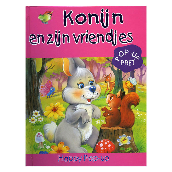 Pop-Up Boek Konijn en zijn Vriendjes