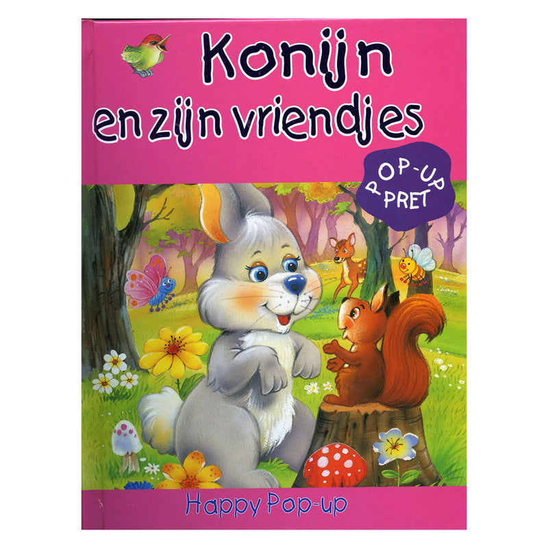 Pop-Up Boek Konijn en zijn Vriendjes
