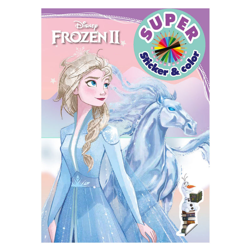 Frozen Super Sticker & Color Kleurboek