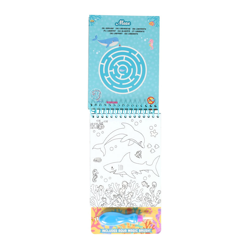 Magisch water kleur en activiteitenblok - Sea Life